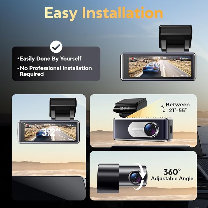 Dash Cam Front and Rear - Image 3