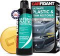 Carfidant Plastic Restorer for Cars – Refreshes Faded Plastic, Vinyl & Rubber by Carfidant