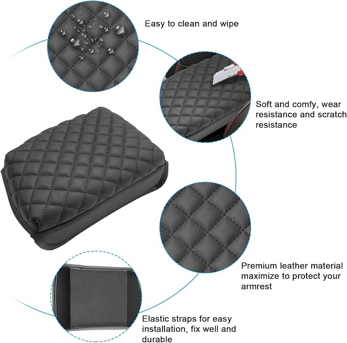 SXCY for 2024 VW Tiguan Armrest Cover Pad for Volkswagen Tiguan 2024 - Image 5