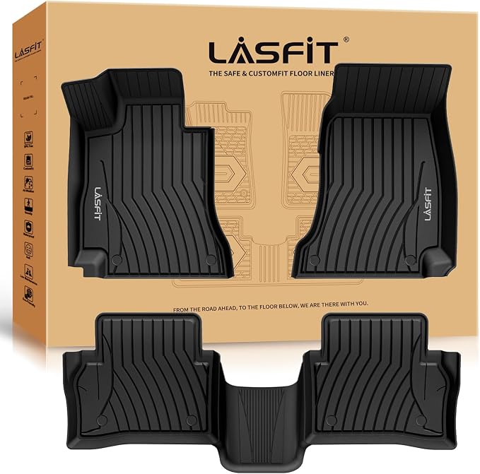 LASFIT Floor Mats for Mercedes Benz E Class 2017-2023 Fit Sedan & Wagon Only by LASFIT