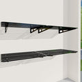 4-Pack 2x4ft Garage Shelving Wall Mounted, 4 ShelfTotal 16 ft Garage Wall by ZoffyFabrizio