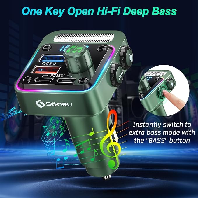 Bluetooth 5.3 FM Transmitter Car Adapter - Image 5