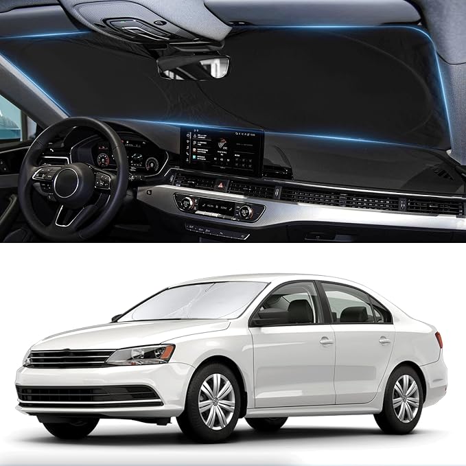 Custom Fit VW Jetta Windshield Sunshade by INSAUTO
