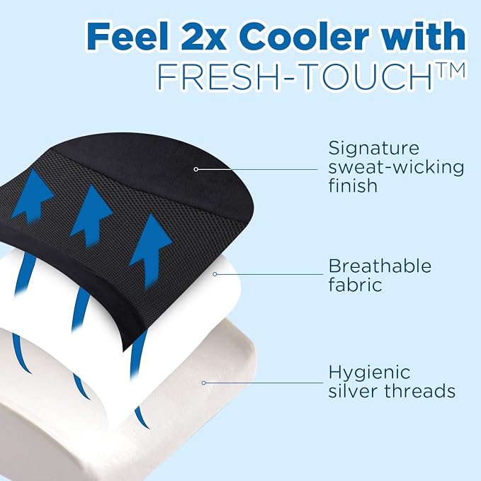 Lumbar Support Pillow for Office Chair Car, Gaming Chair Lower Back Pain Relief - Image 4