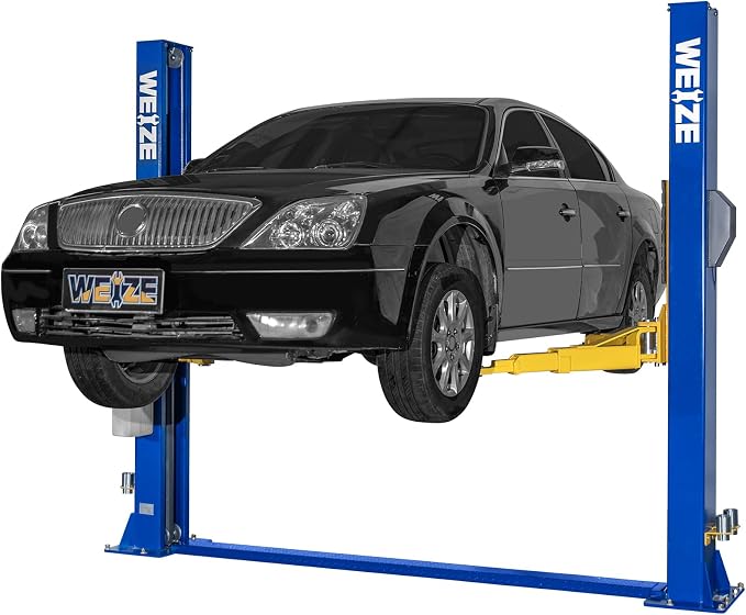 WEIZE 2 Post Automotive Car Lift, 000 lbs Capacity, 220V 4HP Powerful Motor - Image 7