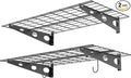WALMANN 2 Pack Garage Wall Shelves, 2 x 4 ft/24 * 48 inch Wall Mounted Storage by WALMANN