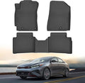 Powerty Floor Mats for 2019-2022 2023 2024 Kia Forte Accessories All Weather by Powerty