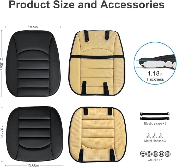 Car Seat Cushion Chair Cushions Set - Image 2