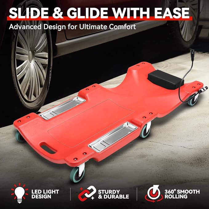 Auto Dynasty 40 Inches Mechanic Creeper, Automotive Garage Repair Low Profile - Image 2