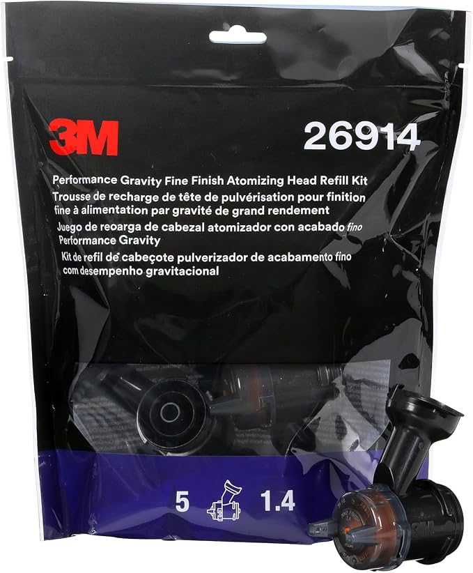 3M Performance Gravity Fine Finish Atomizing Head 26914, - Image 3
