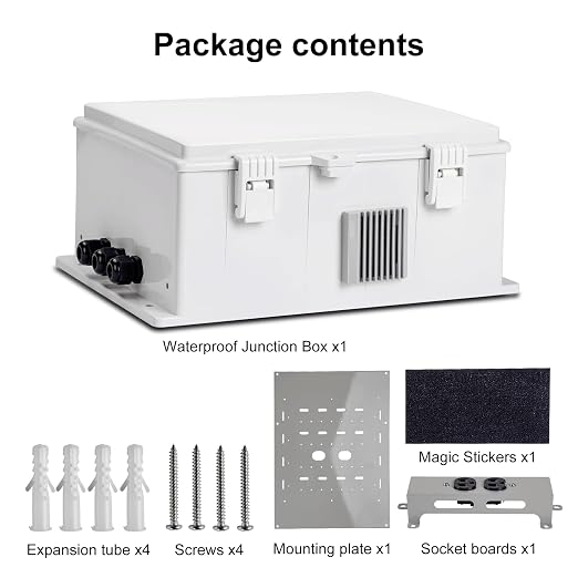 Outdoor Electrical Junction Box, ABS Water Resistant Enclosure - Image 7