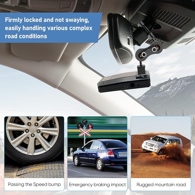 Radar Detector Mount Rearview Mirror Bracket, Car Truck Mirror Radar Mount - Image 4