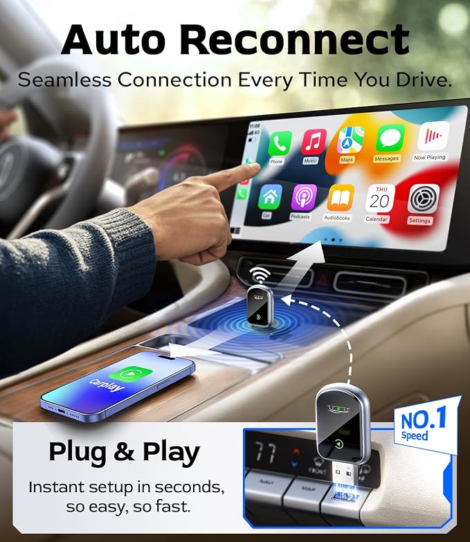 Wireless CarPlay Adapter for Car's - Image 3