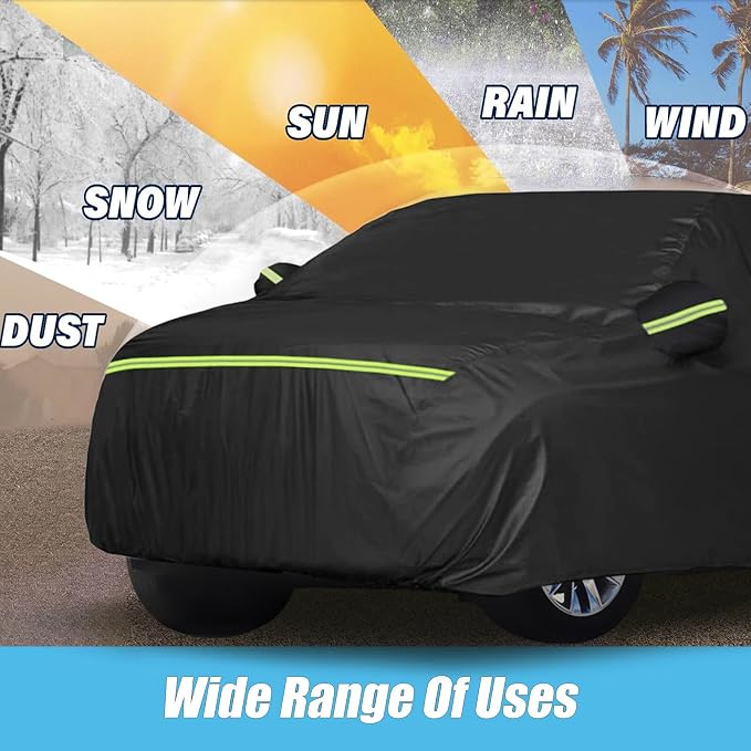 Waterproof Car Covers for 2010-2025 Jeep Grand Cherokee Custom Heavy Duty - Image 7