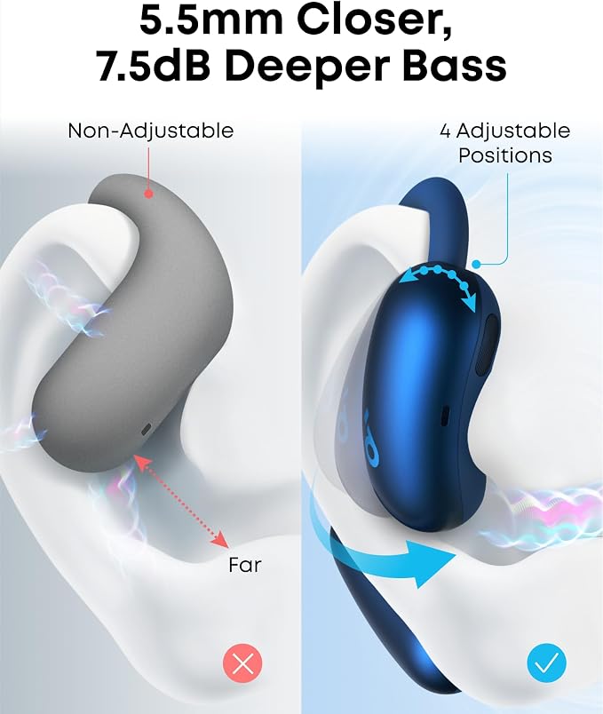soundcore AeroFit 2 by Anker, Open-Ear Headphones, Translation Earbuds Real Time - Image 5