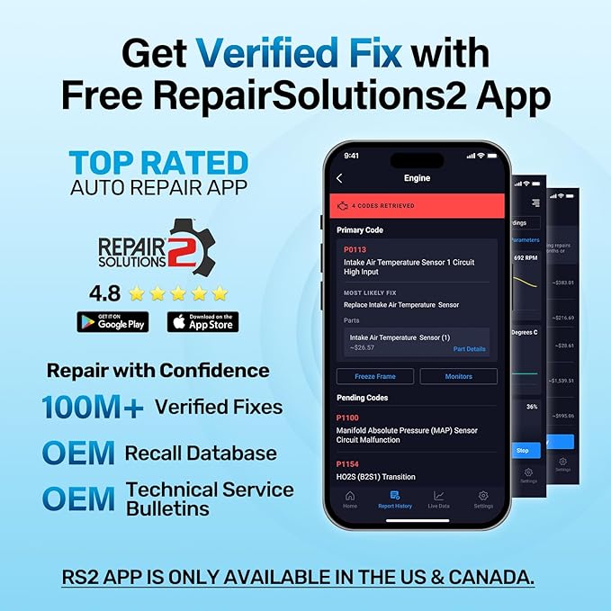 BLCKTEC 460T OBD2 Scanner Car Code Reader Engine ABS SRS Transmission - Image 6