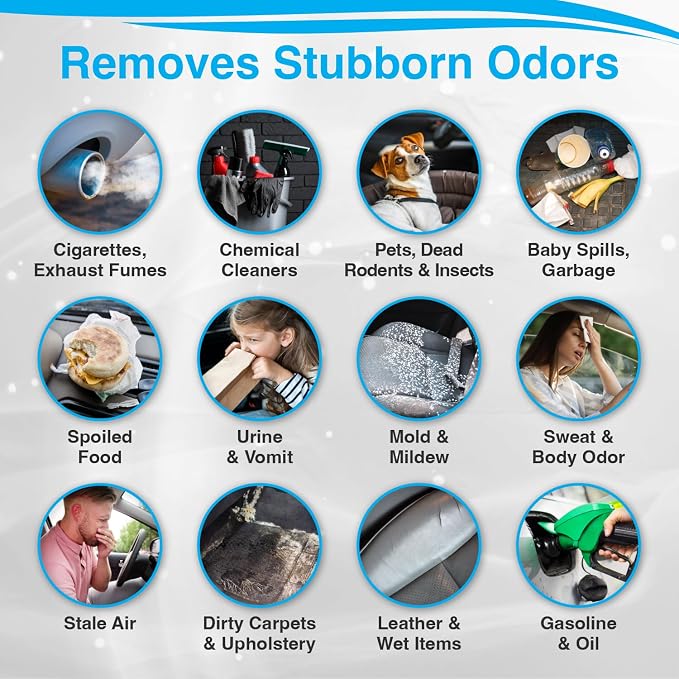 Auto Shocker Strong Car Odor Eliminator, Eco-Friendly ClO2 Odor Remover - Image 3