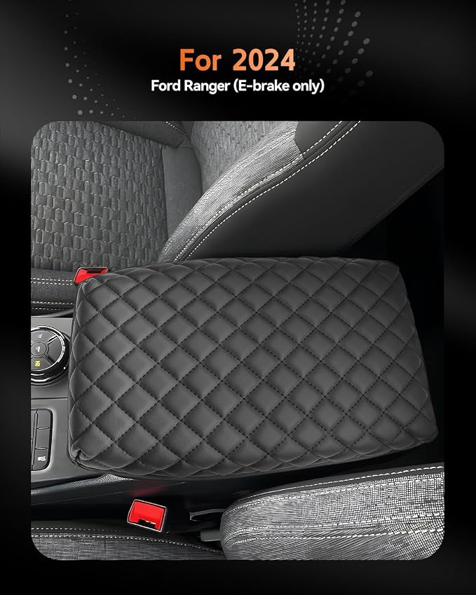 CDEFG for Ford Ranger 2024-2025 Center Console Cover Armrest Box Cover for - Image 2