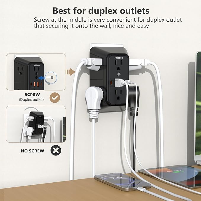 Outlet Extender Surge Protector - Image 3