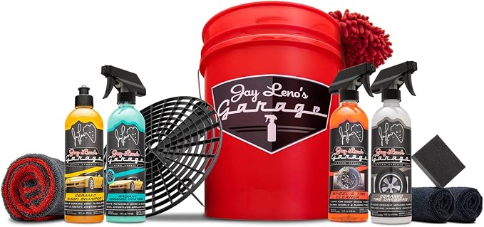 Jay Leno's Garage Ceramic Car Detailing Bucket Kit by JayLenosGarage