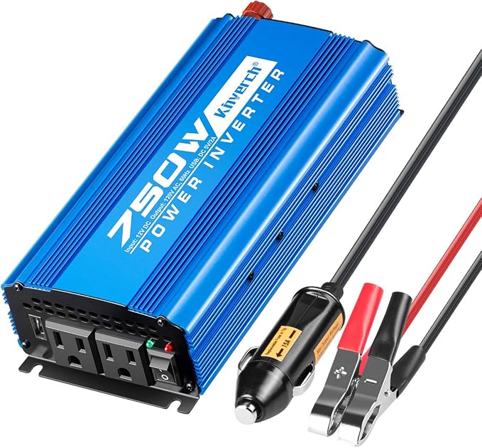 750 Watt Power Inverters DC 12V to 110V AC Converter by kinverch
