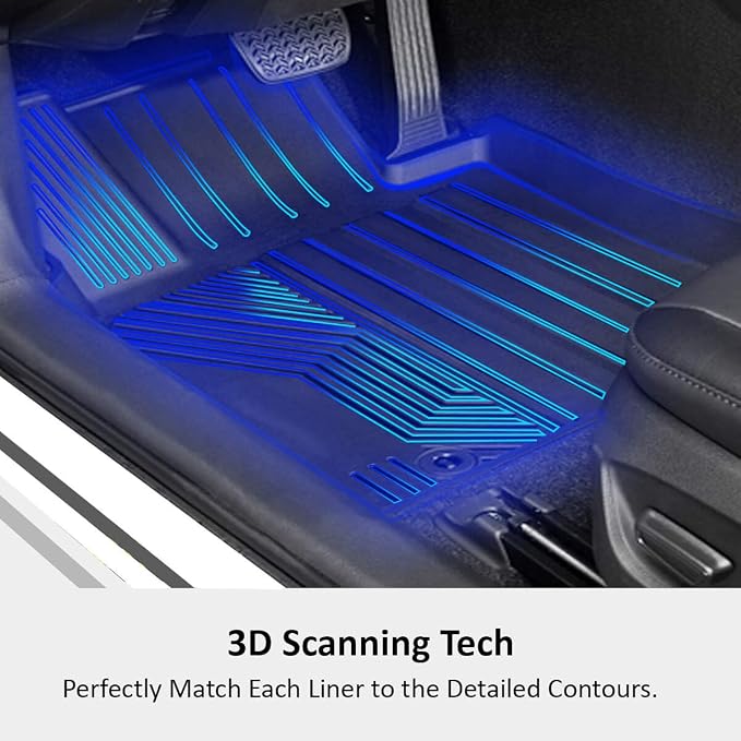 LASFIT Floor Mats for Toyota RAV4 2019-2024 2025 All Weather Mats for Toyota - Image 9