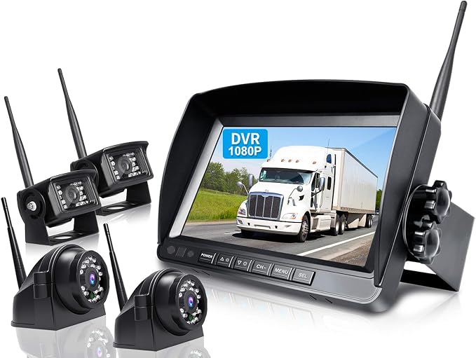 9" Wireless Backup Camera System by ZEROXCLUB