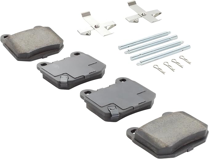 Premium Semi-Metallic Rear Brake Pads Compatible - Image 2