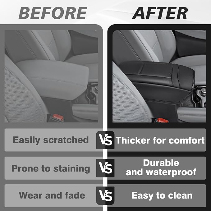 Muslogy Center Console Armrest Cover Compatible - Image 6