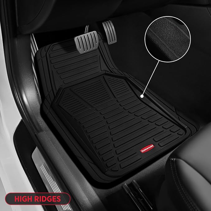 Rubbermaid Car Mat Full Set All-Weather Heavy-Duty 4 Pieces– Trim-to-Fit - Image 5
