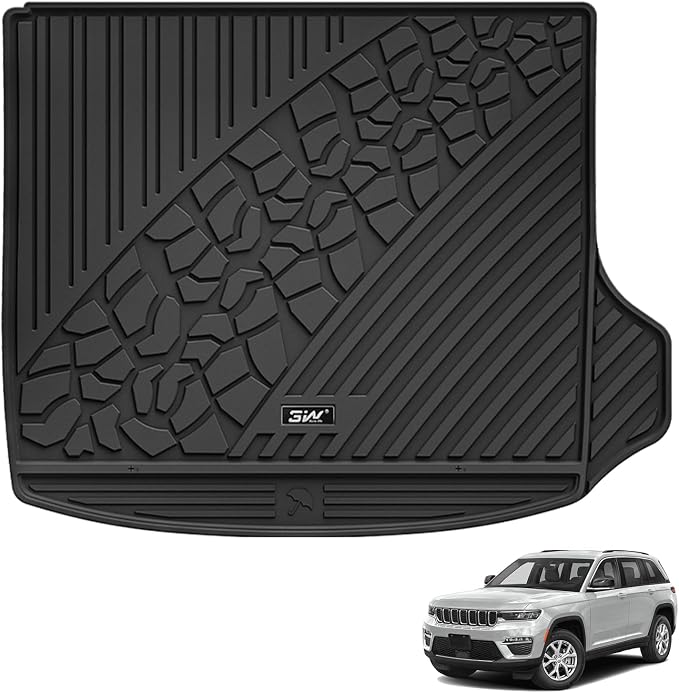 3W Cargo Liner Fit for 2022-2025 Jeep Grand Cherokee TPE All Weather Custom Fit by 3W