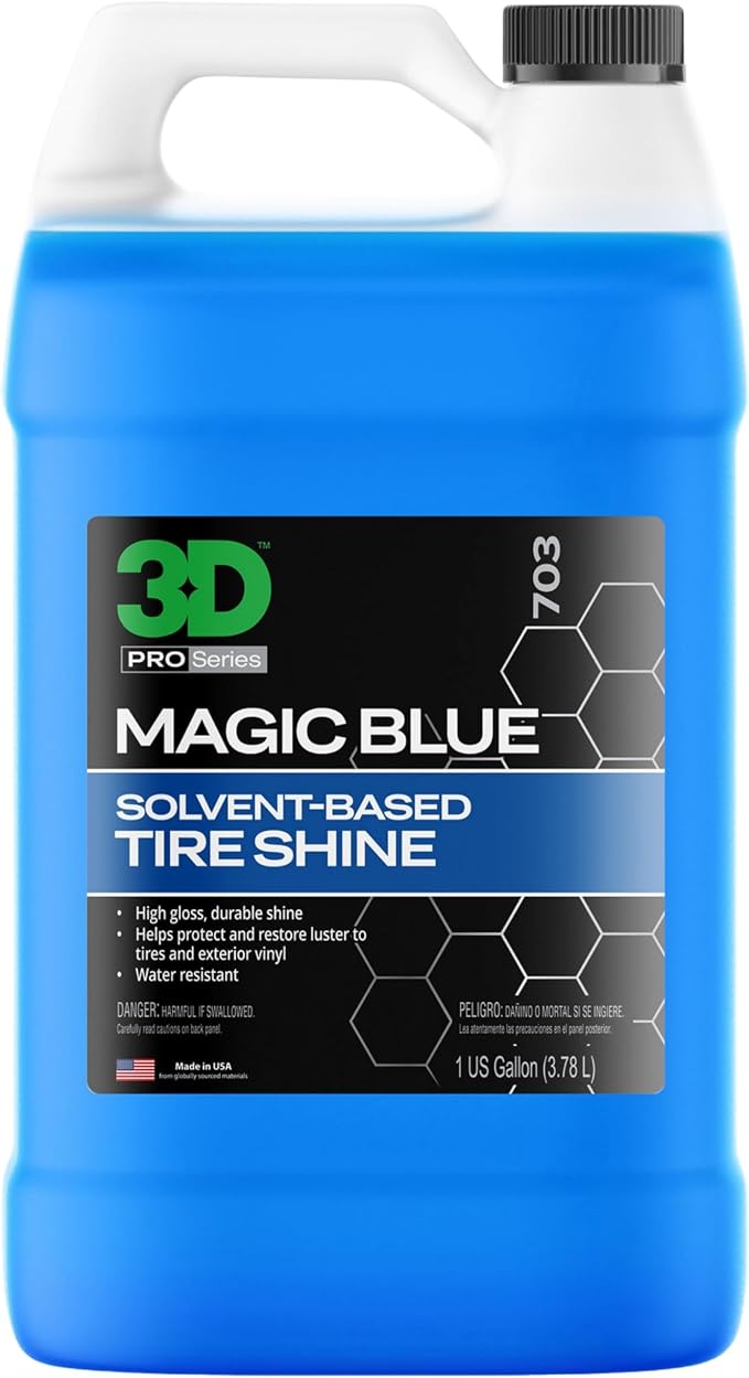 3D Magic Blue Tire Shine Spray by 3DCarCare
