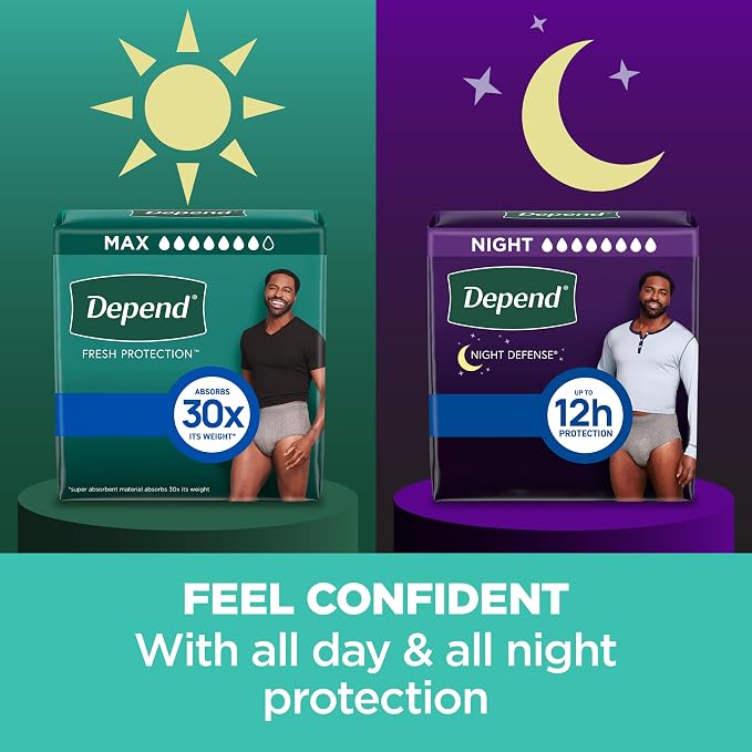 Depend Fresh Protection Adult Incontinence Underwear - Image 5