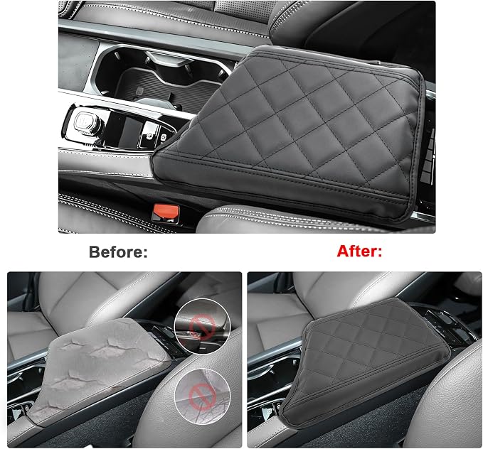SXCY for 2024 XC90 Armrest Cover for Volvo XC90 2018-2024 Accessories 2024 XC90 - Image 2