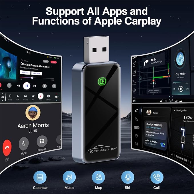 Wireless CarPlay Adapter for Apple - Image 2