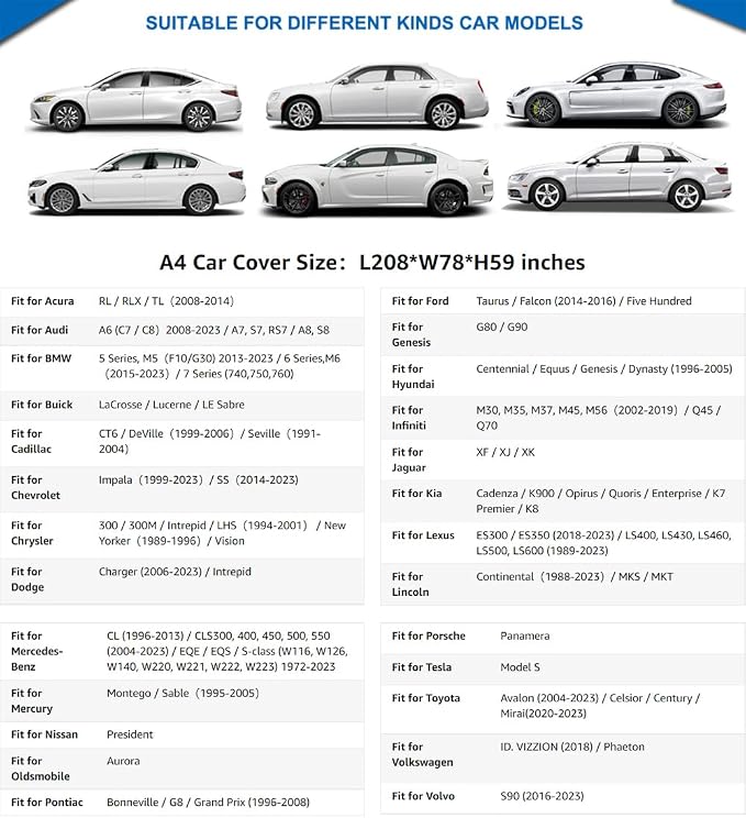 KouKou 6 Layers Car Cover Waterproof All Weather - Image 6