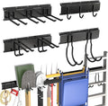 64 Inches Garage Tool Organizer Wall Mount, Yard Tool Hangers by POSHGRAND