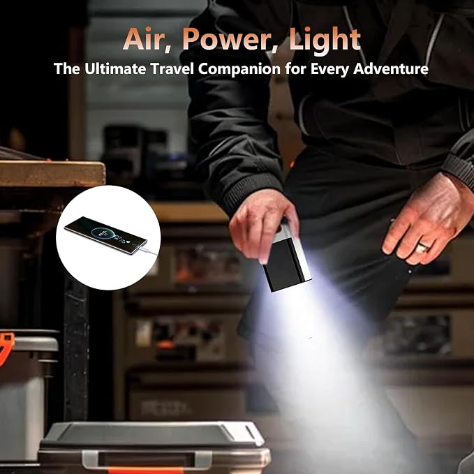 Tire Inflator Portable Air Compressor Cordless Mini Automatic Air Pump - Image 7