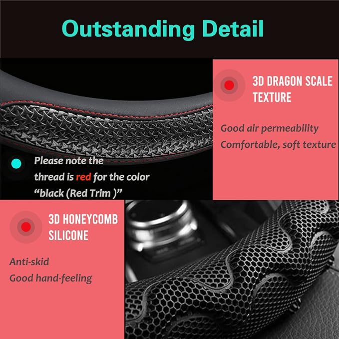 PINCTROT Steering Wheel Cover Great Grip - Image 3