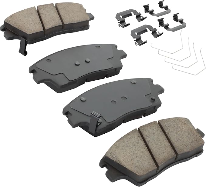 Premium Ceramic Front Brake Pads Compatible - Image 2