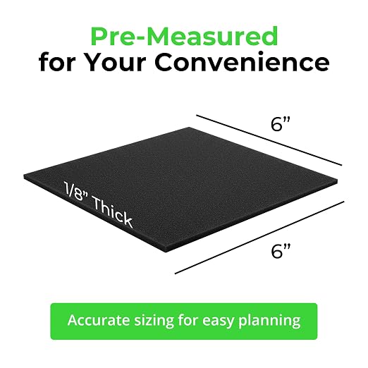 XCEL Anti Vibration Pads Furniture Pads Self Stick Versatile Adhesive Foam - Image 4