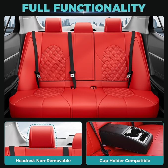 for Toyota Camry Seat Covers Hybrid LE SE 2018 2019 2020 2021 2022 2023 2024 - Image 5
