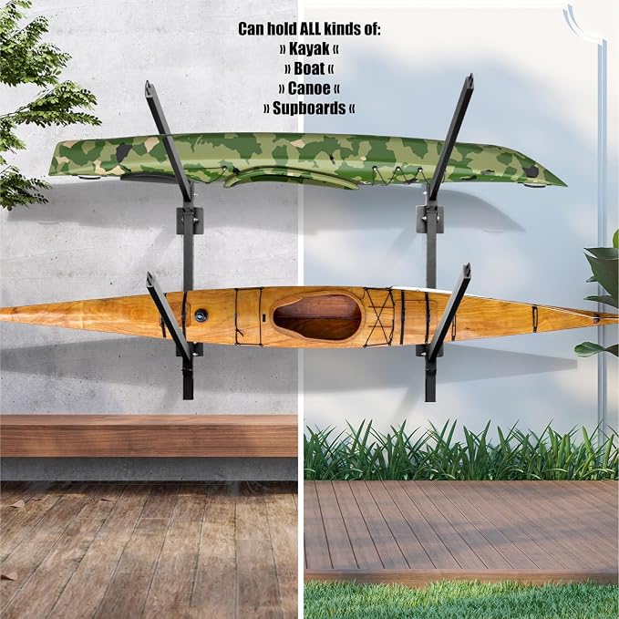 Kayak Storage Rack, Heavy Duty Freestanding Sup Storage Stand - Image 6