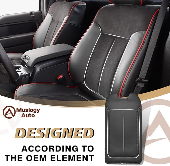 Muslogy Center Console Armrest Cover Compatible - Image 3