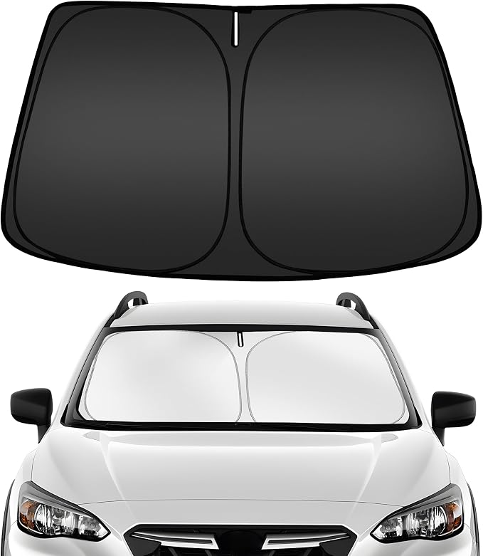 ARISMOTOR Windshield Sun Shade for S-ubaru Crosstrek 2018-2023, Custom Fit by ARISMOTOR
