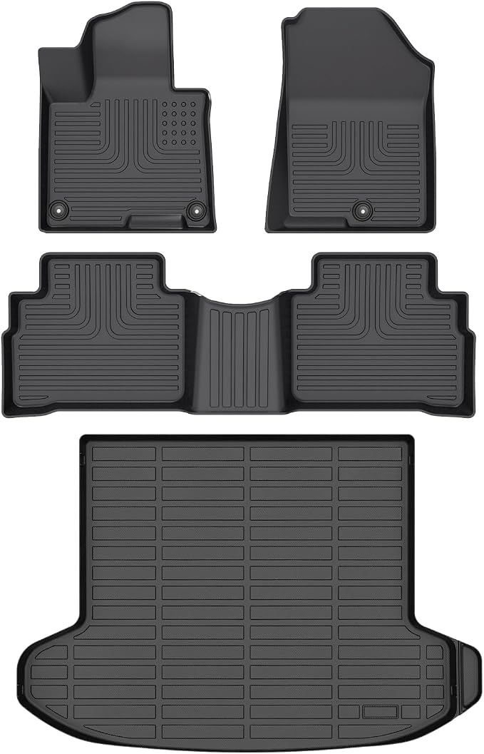 Wayhigh-All Weather Floor Mats and Cargo Liner Set Fit by Wayhigh