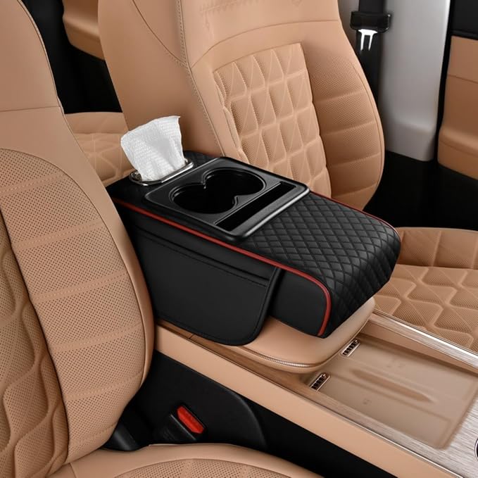 Car Center Console Cover Booster Multifunctional Car Center Console Cushion Pad by STSoleMeT