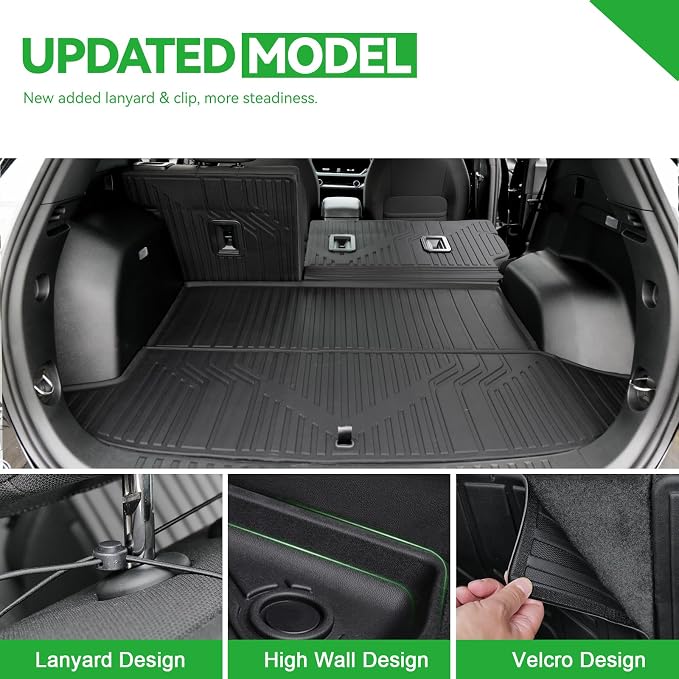 Cargo Liners & Backrest Mat for 2025 2026 Chevy Equinox Fuel/2025 GMC Terrain - Image 2