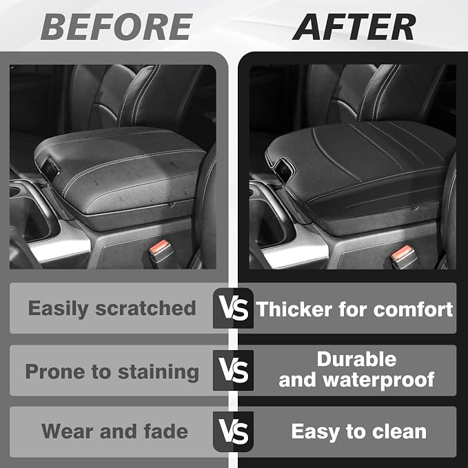 Muslogy Center Console Armrest Cover Compatible - Image 7