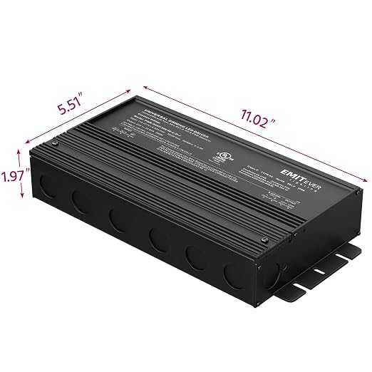 EMITEVER Dimmable Led Driver, 500W AC 110V-277V to DC 24V Transformer, 5-in-1 - Image 3